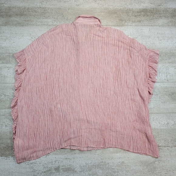 Soft Surroundings Lilou Ruffle Shirt Size Small - Picture 6 of 7